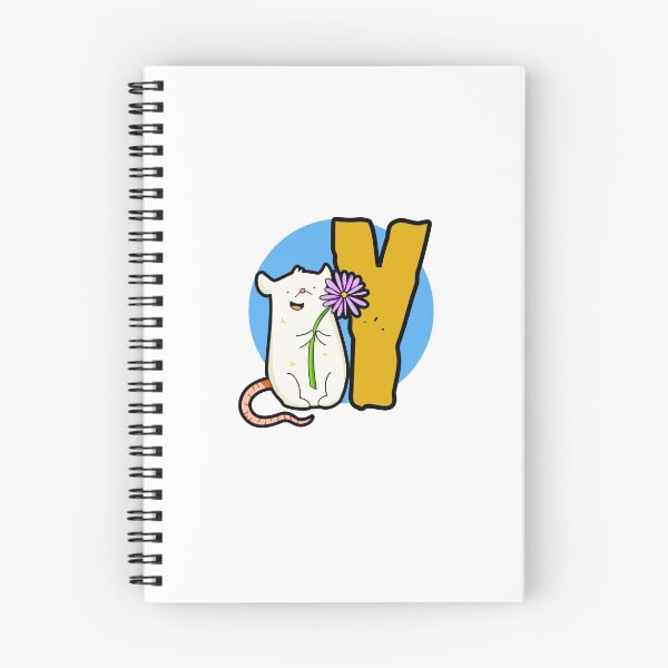 Item preview, Monogram Y Cute White Mouse designed and sold by kidsmonogram2.