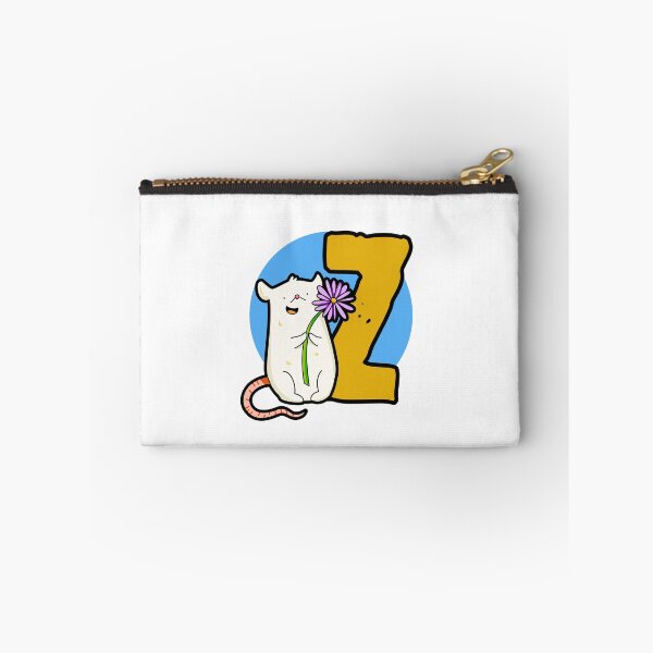Item preview, Monogram Z Cute White Mouse designed and sold by kidsmonogram2.