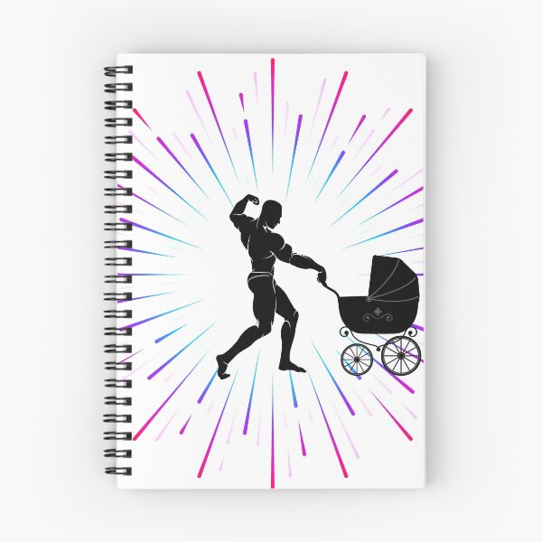 Item preview, Muscleman pushing stroller designed and sold by Teecha.