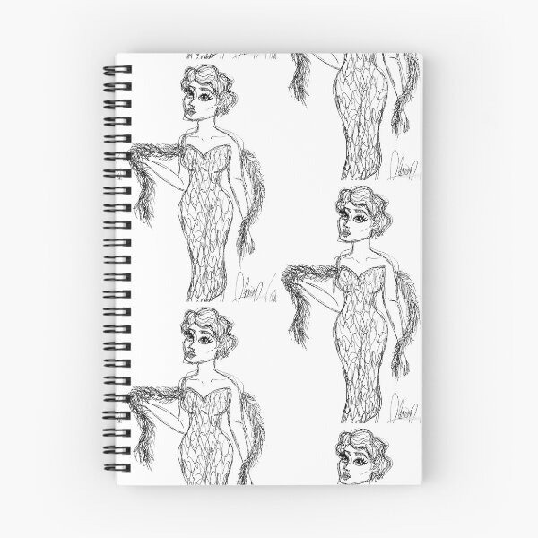 Item preview, Abstract Gesture Drawing Woman Art Ink designed and sold by Shawn Carroll.
