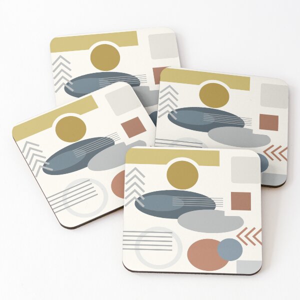 Item preview, Mid Century Modern Geometric 4 #redbubble #stickers #posters #artprint designed and sold by hakobyans.