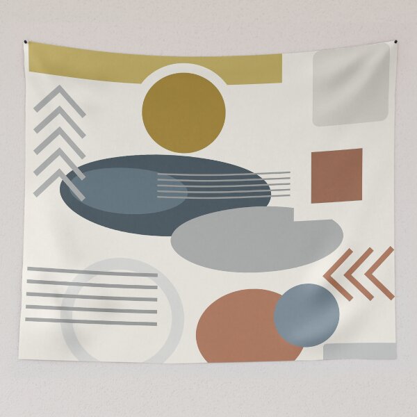 Item preview, Mid Century Modern Geometric 4 #redbubble #stickers #posters #artprint designed and sold by hakobyans.