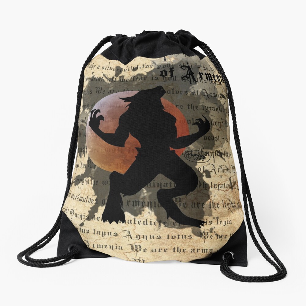 POWERWOLF-Werewolves of Armenia Drawstring Bag for Sale by Menek2111