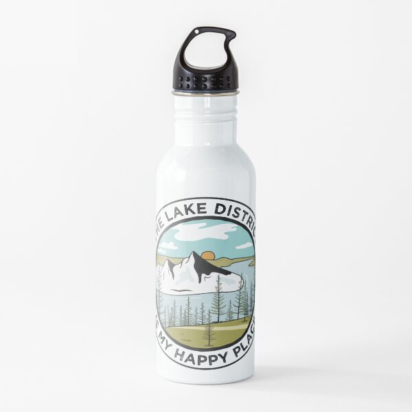El distrito de los lagos es mi lugar feliz Botella de agua