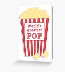 Der größte Pop der Welt - Vatertag Grußkarte