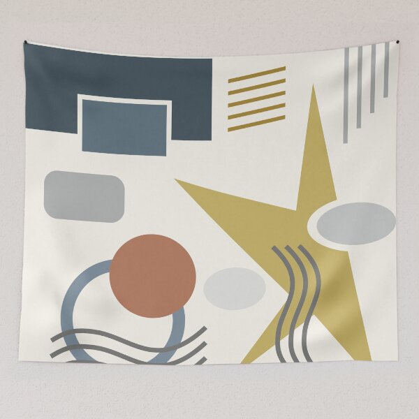 Item preview, Mid Century Modern Geometric 5 #redbubble #stickers #posters #artprint designed and sold by hakobyans.