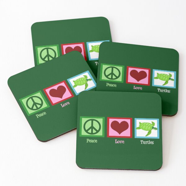 Item preview, Peace Love Sea Turtles designed and sold by Epic Love Designs.