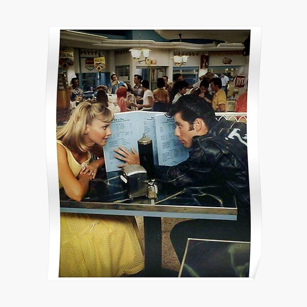 Sandy and Danny Grease Poster