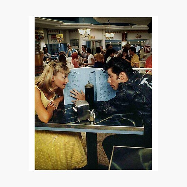 Sandy and Danny Grease Photographic Print