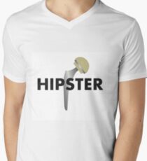 HIPSTER Men's V-Neck T-Shirt