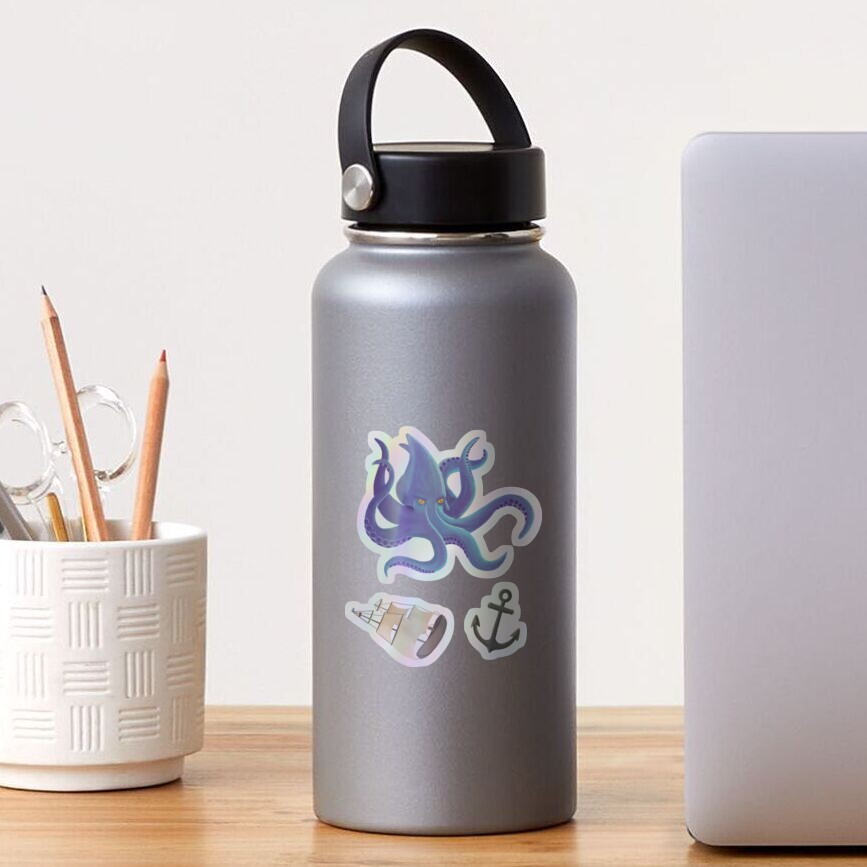 Aperçu de l'œuvre Sticker holographique créée et vendue par BarracudApps.