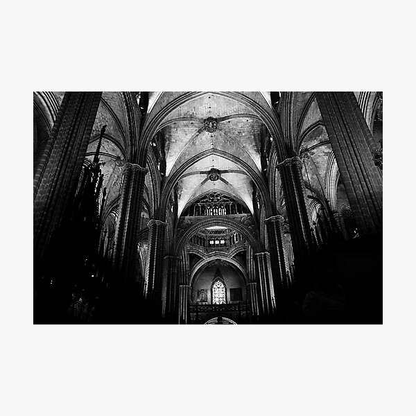 Vault, Barcelona Cathedral Photographic Print