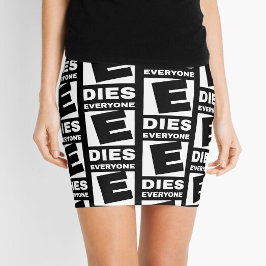 Everyone Dies Mini Skirt