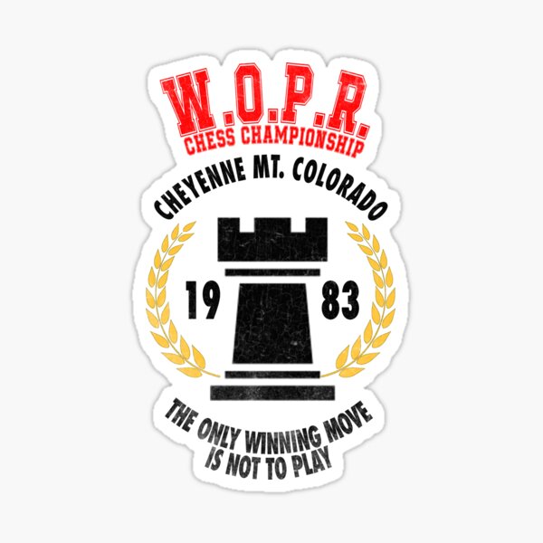 Item preview, WOPR Chess Championship designed and sold by UrbanExiles.