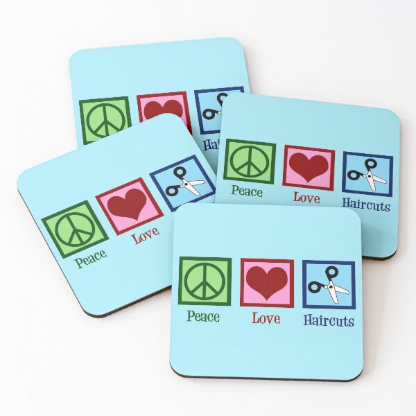 Item preview, Peace Love Haircuts - Cute Hair Stylist designed and sold by Epic Love Designs.