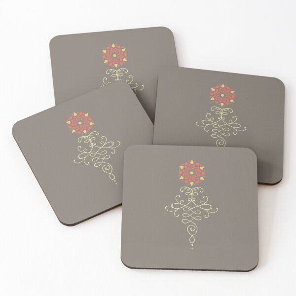 Item preview, Retro Floral Unalome designed and sold by Pamela  Marie.