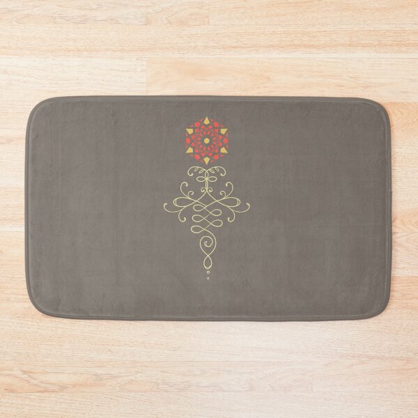 Item preview, Retro Floral Unalome designed and sold by Pamela  Marie.