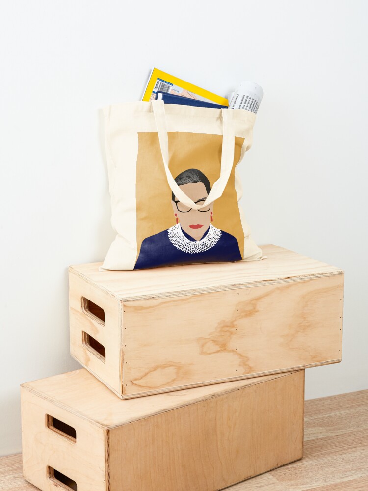 Thumbnail 4 of 5, Tote Bag, Ruth Bader Ginsburg designed and sold by thefilmartist.