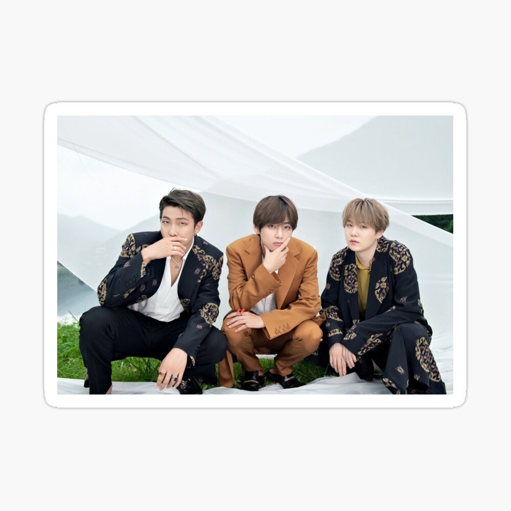 BTS Taehyung Suga and RM - Group Photo 2019