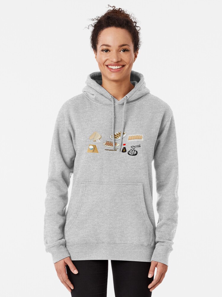 Alternate view of Chinese Food Mix Pullover Hoodie