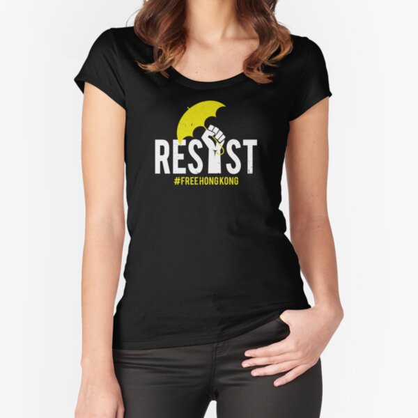 Item preview, Resist yellow umbrella movement Hong Kong T-shirt designed and sold by Emmy Store.