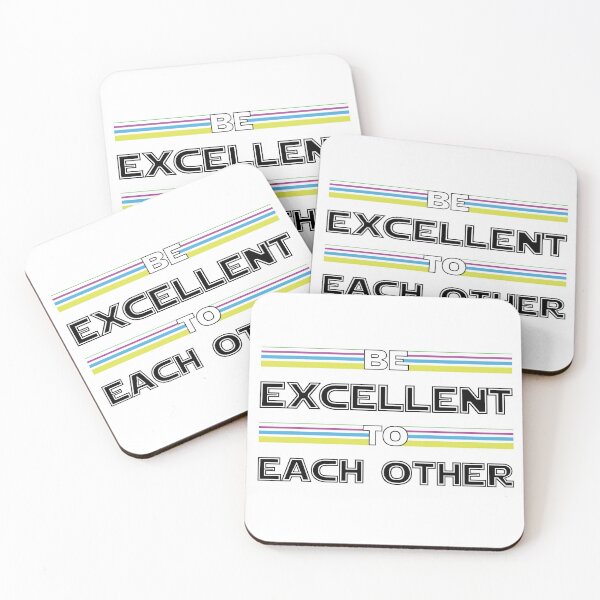 Item preview, Be Excellent to Each Other Retro Color Scheme designed and sold by maggiecuda.