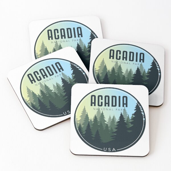 Acadia National Park - USA Coasters (Set of 4)