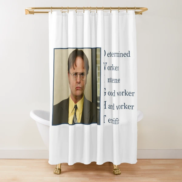 The Office Shower Curtain saving The Office TV Show Gift The Office Bath Curtain Dwight Schrute Farms Funny Shower Curtain Housewarming Gift