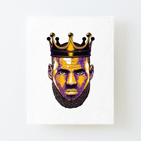 Lebron James lakers Canvas Mounted Print