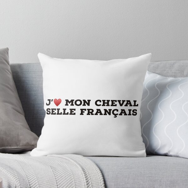 Aperçu de l'œuvre J'adore mon cheval selle francais créée et vendue par Yviemakes.