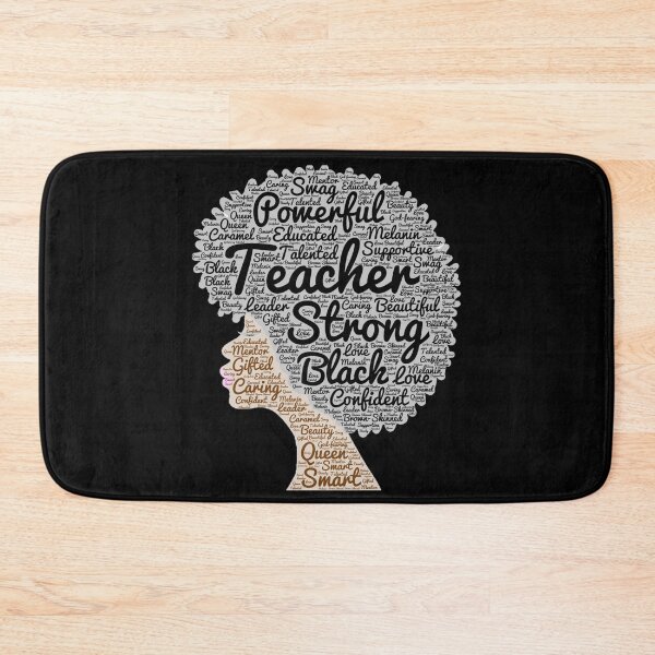 Item preview, African American Teacher Words in Afro designed and sold by blackartmatters.