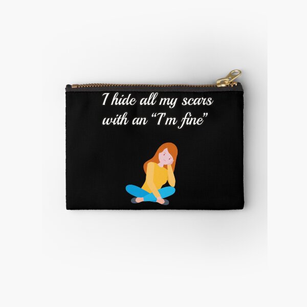 Item preview, I hide all of my scars with im fine mental health designed and sold by Kam-designs.
