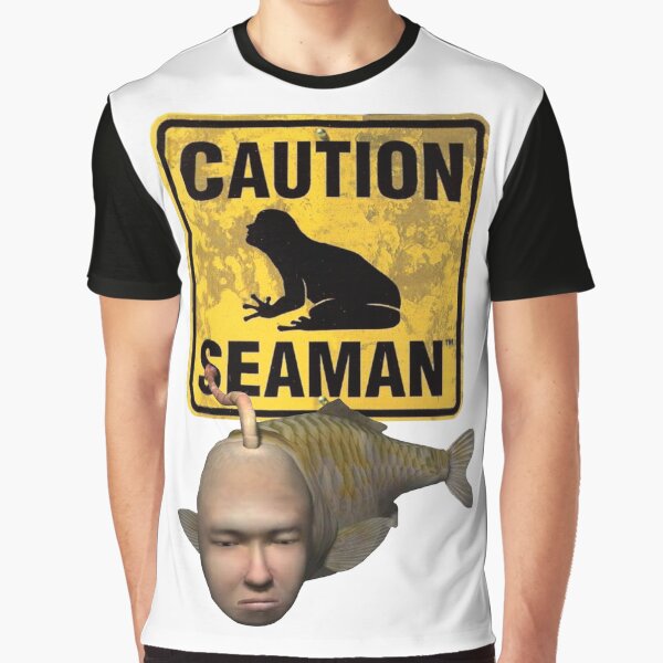 Vista previa del artículo con la obra «Seaman Dreamcast», diseñado y vendido por BlankFuturez.