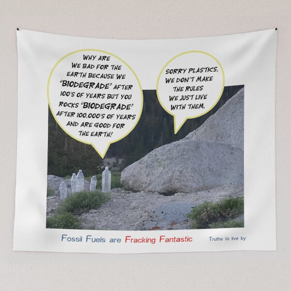 Item preview, Why are plastics bad for the earth but rocks are good for the earth? designed and sold by Truthstoliveby.