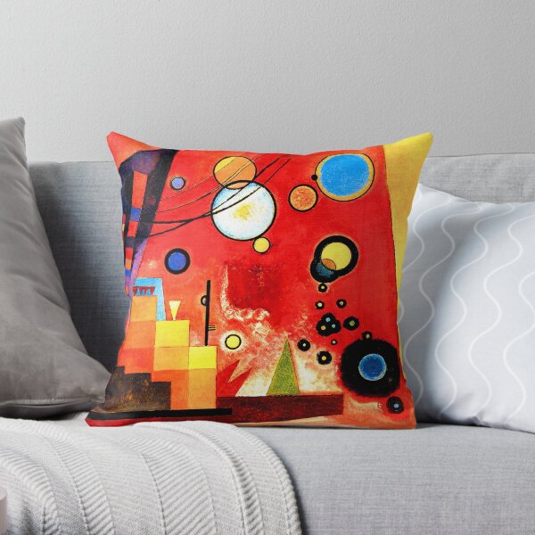 Wassily Kandinsky - Rouge lourd Coussin