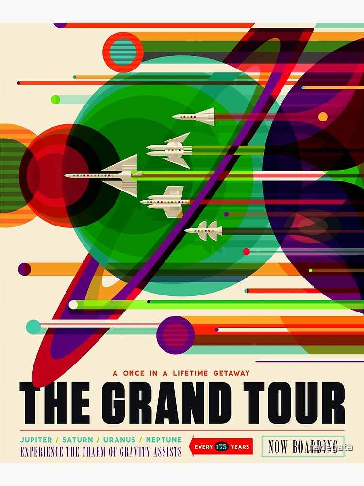 NASA Space Tourism Posters: Grand Tour by nadegata