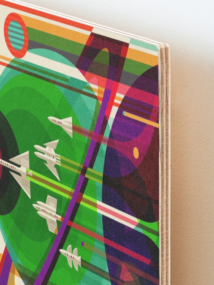 Alternate view of NASA Space Tourism Posters: Grand Tour Mounted Print