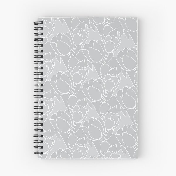 Item preview, GREY TULIP PATTERN designed and sold by axelle1410.