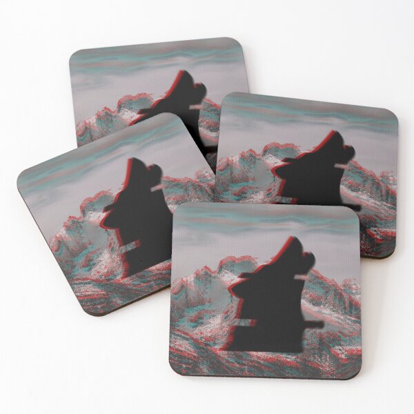 Item preview, Wolf glitch effect silhouette designed and sold by Vojtar.