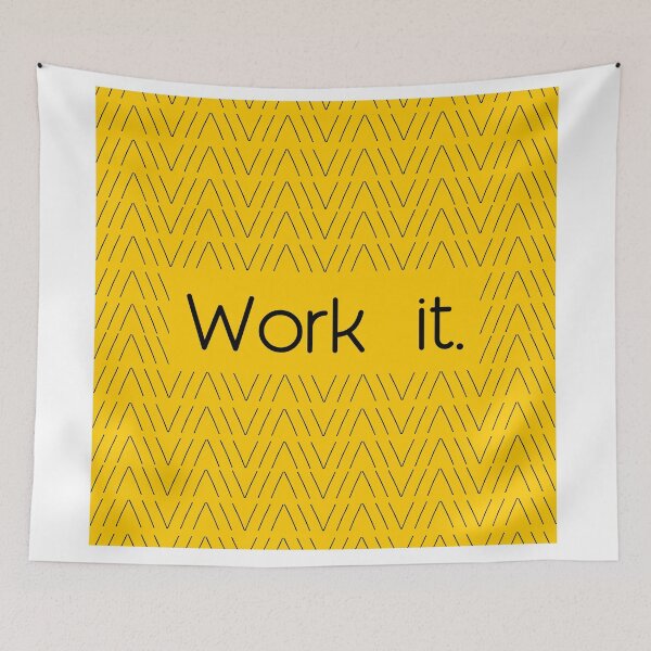 Item preview, Work it (Yellow) designed and sold by habi8.