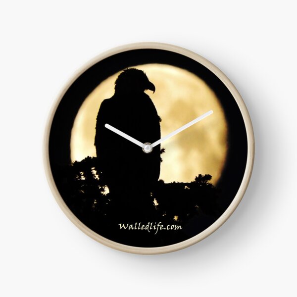 Eagle Silhouette Clock