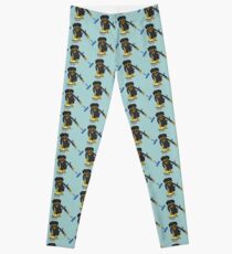 Dackel Curling Leggings