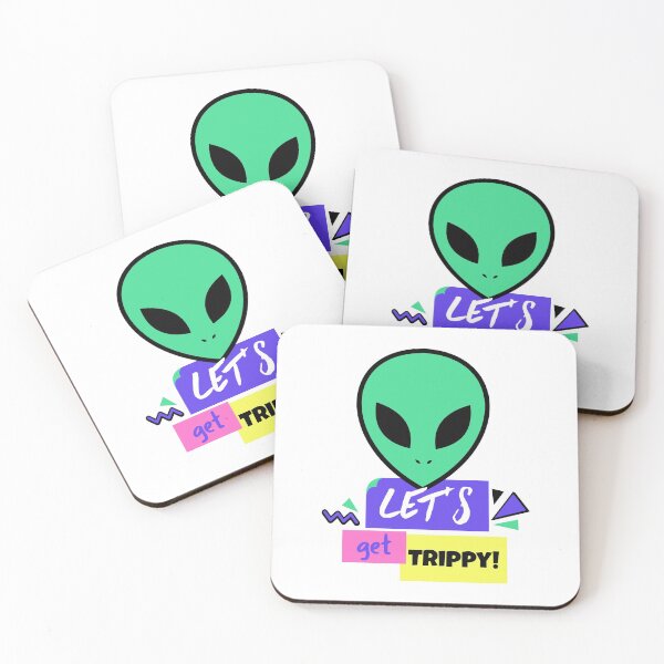Item preview, Let's Get Trippy Alien 80s designed and sold by modernzen.