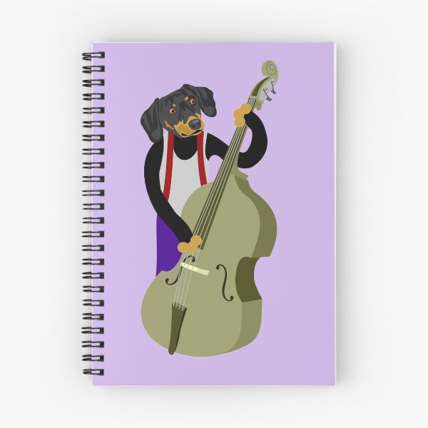 Item preview, Dachshund Bass Player designed and sold by pounddesigns.