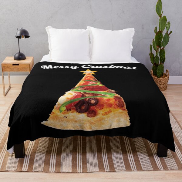 Item preview, Merry Crustmas Pizza Tree Holiday Christmas product designed and sold by tronictees.