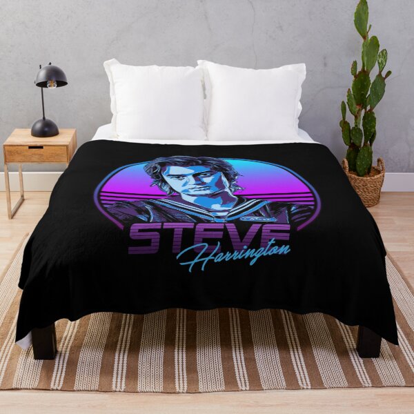 Vista previa del artículo con la obra «Steve Harrington - Stranger Things - estilo años 80», diseñado y vendido por ActiveNerd.