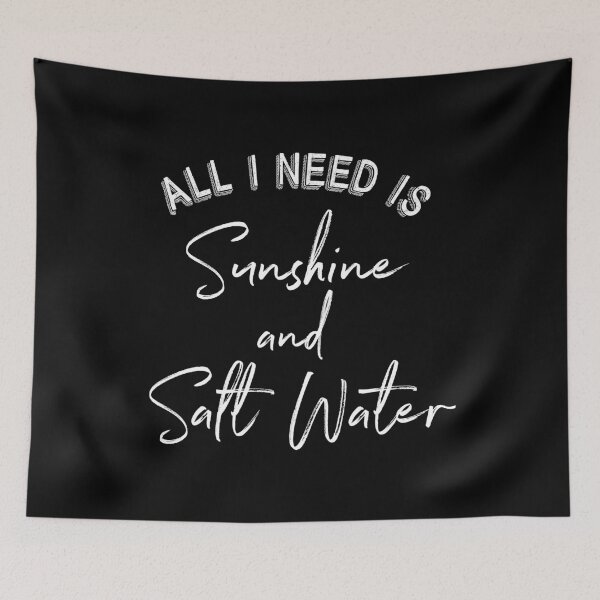 Item preview, Cute All I Need Is Sunshine and Salt Water print designed and sold by tronictees.