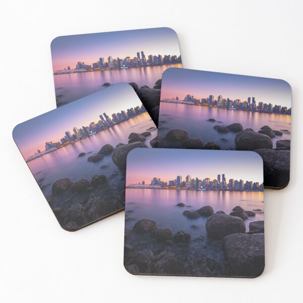Item preview, Downtown Vancouver calm sunset tones designed and sold by harodocore.