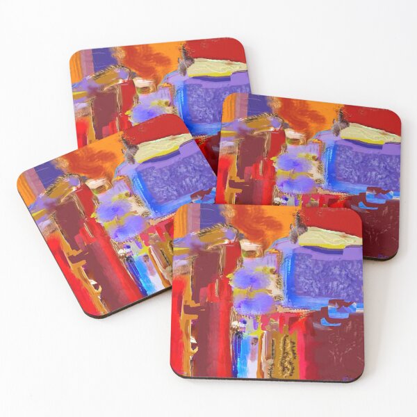 Item preview, Multicolored Organic Abstract  designed and sold by Ladydi.
