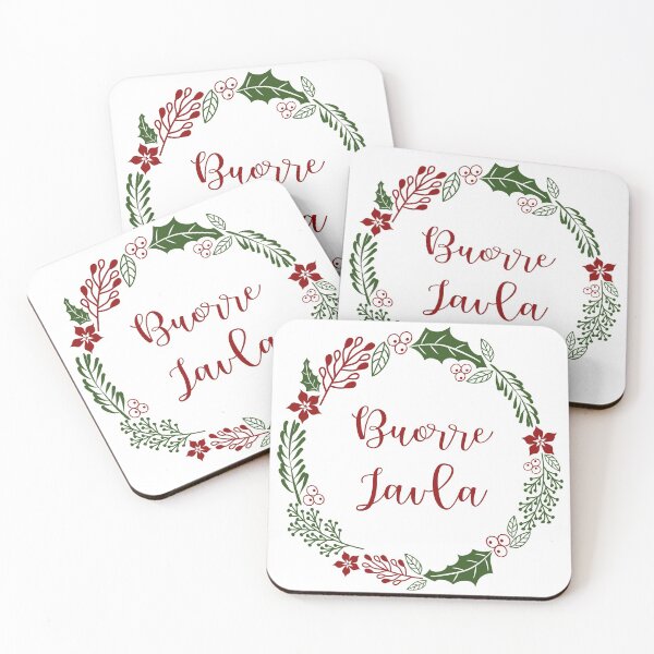 Item preview, Buorre Javla, Lule Sámi Merry Christmas Sticker Sheet designed and sold by Celticana.